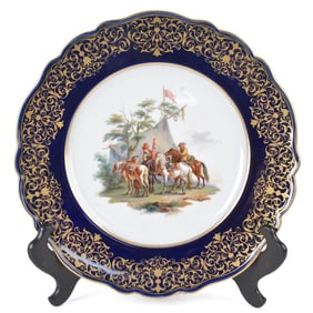 MEISSEN SCENIC PLATE.