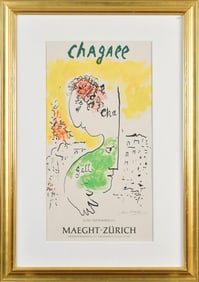 1971 MARC CHAGALL EXHIBITION POSTER.