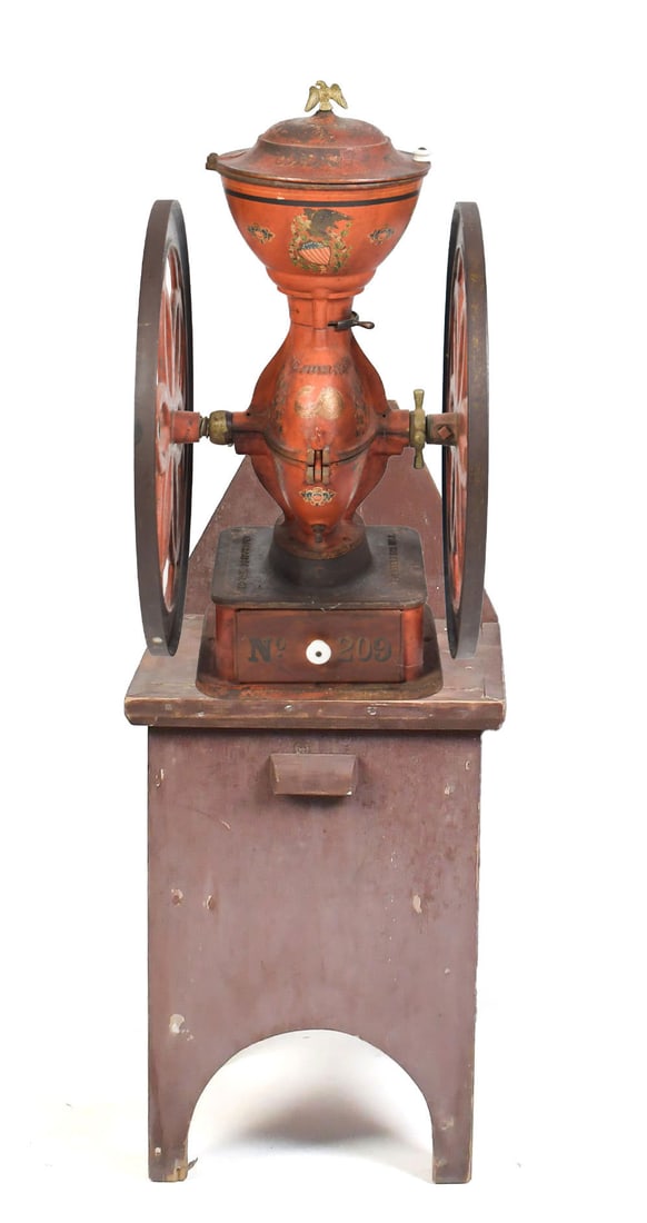 IMPRESSIVE LARGE SIZE ENTERPRISE 209 COFFEE MILL.