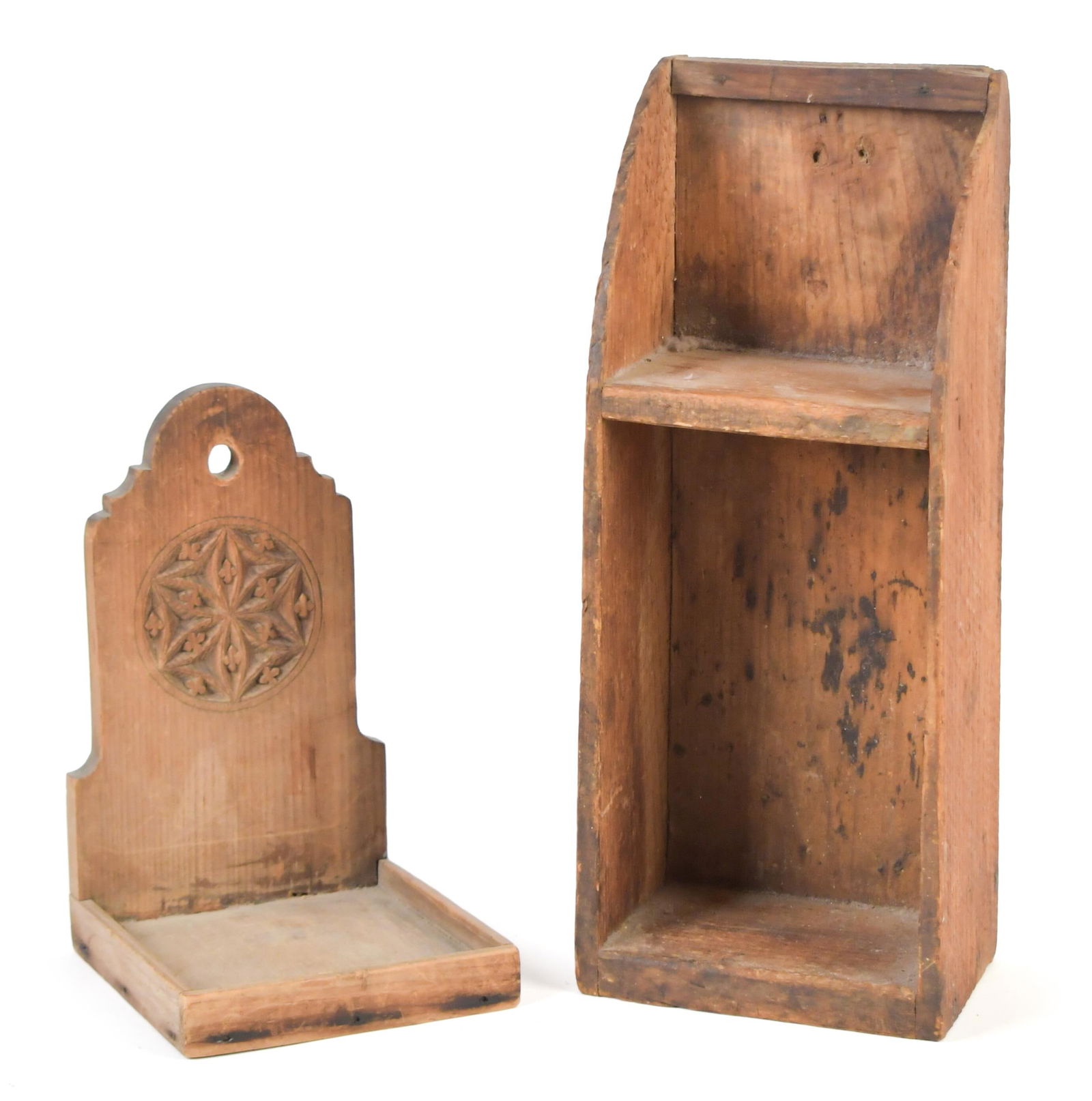 TWO EARLY WALL BOXES. (1 of 11)