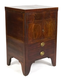 19TH C. MAHOGANY BEAU BRUMMELL.