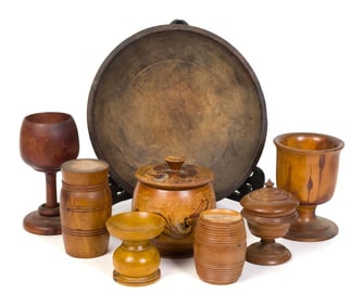 ANTIQUE TREEN WARE.