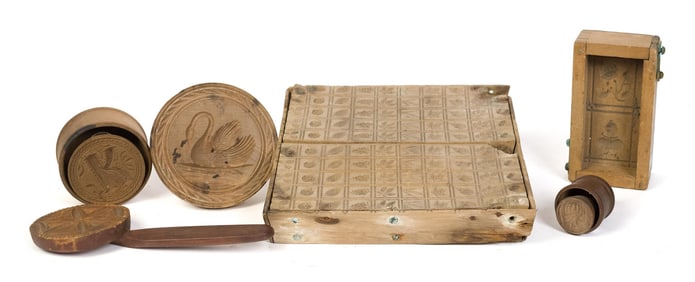 ANTIQUE BUTTER MOLDS PATS.