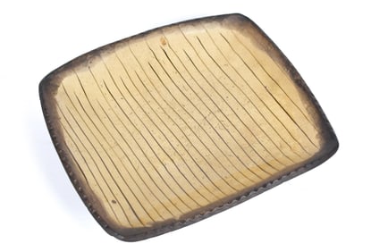 18TH C. ENGLISH COMBWARE DISH.