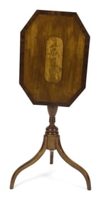 FEDERAL NH INLAID CANDLESTAND.