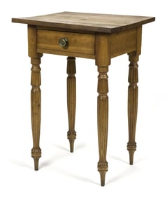 FEDERAL VT INLAID CHERRY STAND.
