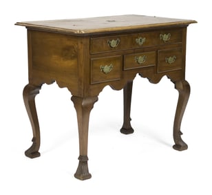 18TH C. PA WALNUT LOWBOY.