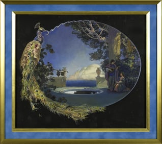 MAXFIELD PARRISH ATTRIBUTED GOUACHE.
