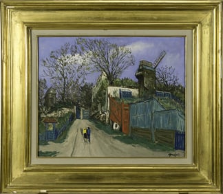 LEON-ALPHONSE QUIZET OIL, MONTMARTRE.