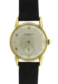 VINTAGE 18K GOLD VACHERON & CONSTANTIN WRIST WATCH.
