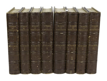 AUDUBON, BIRDS OF AMERICA, ROYAL OCTAVO, COMPLETE.