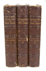 AUDUBON, QUADRUPEDS OF NORTH AMERICA, ROYAL OCTAVO.