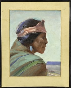 GERALD IRA DIAMOND CASSIDY OIL, PORTRAIT.