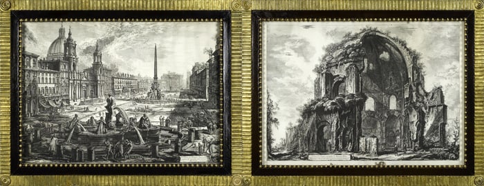 TWO PIRANESI ENGRAVINGS.