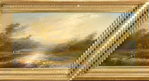 JOHN A. MACWHIRTER OIL, COUNTRYSIDE.