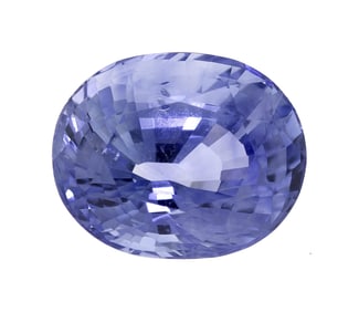 LOOSE 6.65 CT. OVAL BLUE SAPPHIRE.