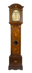 18TH C. GEORGIAN MUSICAL TALL CLOCK, EDWARD AVENELL.