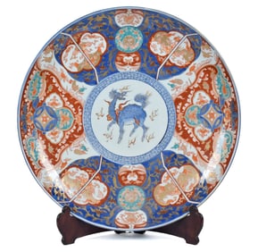 19TH C. JAPANESE IMARI CHARGER.