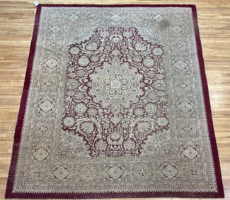 ANTIQUE PERSIAN ORIENTAL ROOM SIZE RUG.