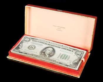 TEN $100 DOLLAR FEDERAL RESERVE NOTES 1934.
