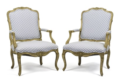 PR. 20TH C. FRENCH STYLE ARMCHAIR.