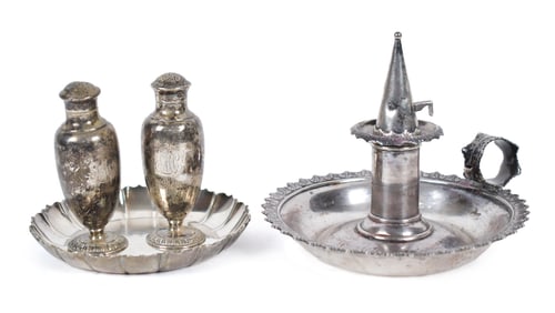 ANTIQUE TIFFANY & CO. STERLING SILVER, 3PCS.
