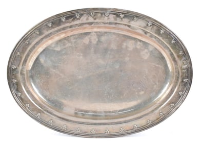 ANTIQUE TIFFANY & CO. STERLING PLATTER.