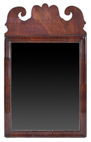 18TH C. QUEEN ANNE SHAVING MIRROR.