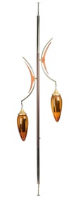 MID-CENTURY TENSION FLOOR LAMP.