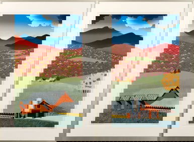 SABRA FIELD WOOBLOCK DIPTYCH, BEYOND MANSFIELD I, II.