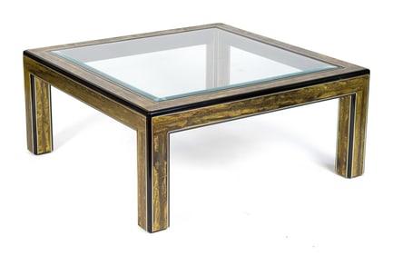 VINTAGE BERNHARD RHONE FOR MASTERCRAFT COFFEE TABLE.