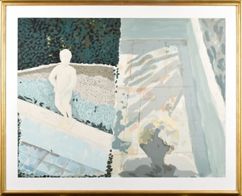 JENNIFER BARTLET SILKSCREEN, IN THE GARDEN.