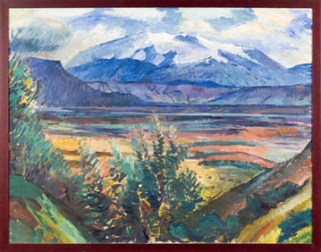 ASGRIMUR JONSSON OIL, MT. HEKLA, RUDOLF SERKIN PROV.