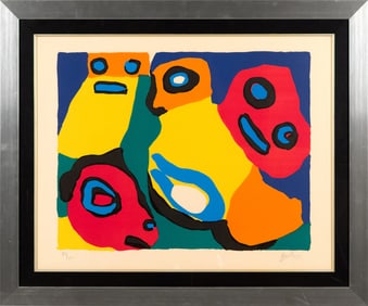 1973 KAREL APPEL SERIGRAPH, UNTITLED.