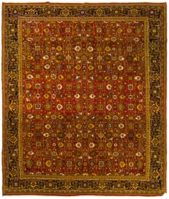 VINTAGE ORIENTAL ROOM SIZE RUG.