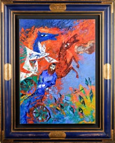 BEN AVRAM OIL, ELIJAH AND THE CHARIOT OF FIRE.