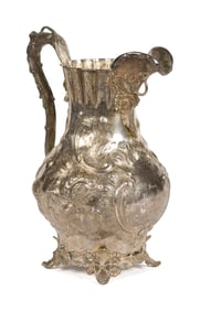BALL, BLACK & CO. NY STERLING WATER PITCHER.