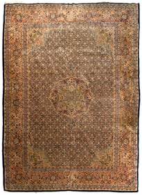 VINTAGE ORIENTAL ROOM SIZE RUG.