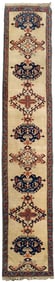 VINTAGE ORIENTAL TURKISH RUNNER.