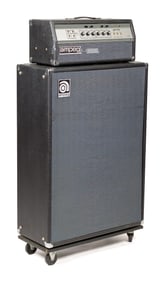 1969 AMPEG B25B AMP HEAD AND CABINET.