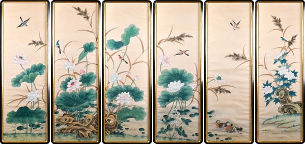 SIX EARLY 20TH C. CHINESE WATERCOLORS.