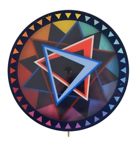 YAACOV AGAM MOVADO LOVE STAR CLOCK.