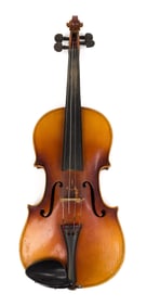 UNMARKED ANTIQUE VIOLIN IN CASE.