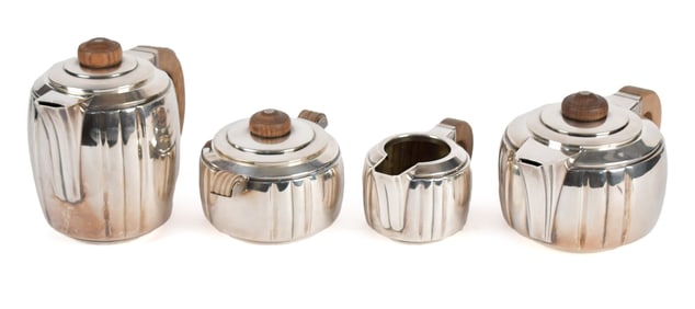ART DECO CHRISTOFLE GALLIA TEA SET.