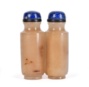 ANTIQUE CHINESE DOUBLE SNUFF BOTTLE.