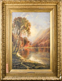 EDMUND DARCH LEWIS OIL, WHITE MOUNTAIN AUTUMN.