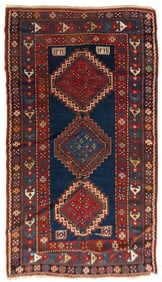 ANTIQUE CAUCASIAN AREA RUG.