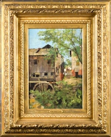 GEORGE MERRIT CLARK, OIL, THE OLD MILL.