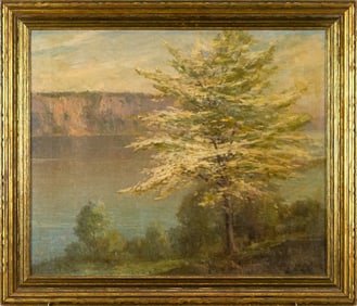 BAYARD HENRY TYLER OIL, PALISADES IN SPRING.