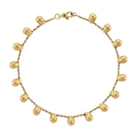 MARCO BICEGO 18K GOLD SIGNATURE BRACELET.